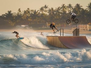 A cena de esportes radicais no Brasil: surfe, skate e muito mais